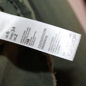 Top Shop green jacket, U.S. size 2